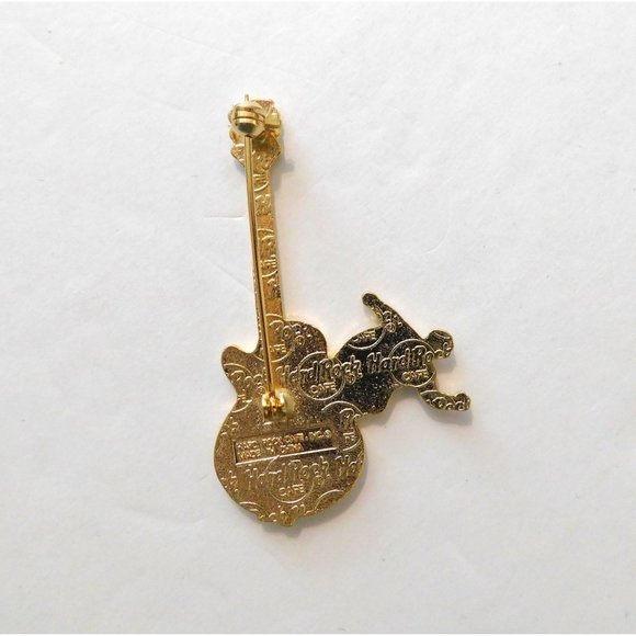 Hard Rock Cafe Lake Tahoe Guitar Collectible Pin Nevada Enamel 2.25 Inch - Picture 2 of 3